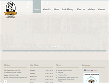 Tablet Screenshot of jamesjoyceprague.cz